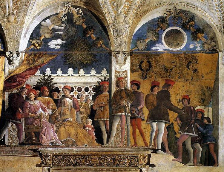 Andrea Mantegna The Court of Gonzaga France oil painting art
